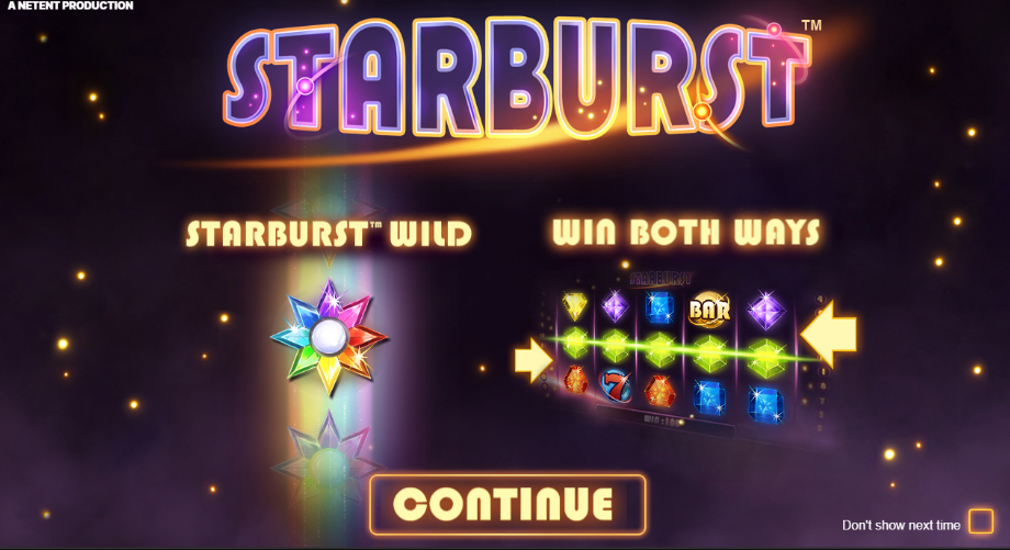 Starburst free spins